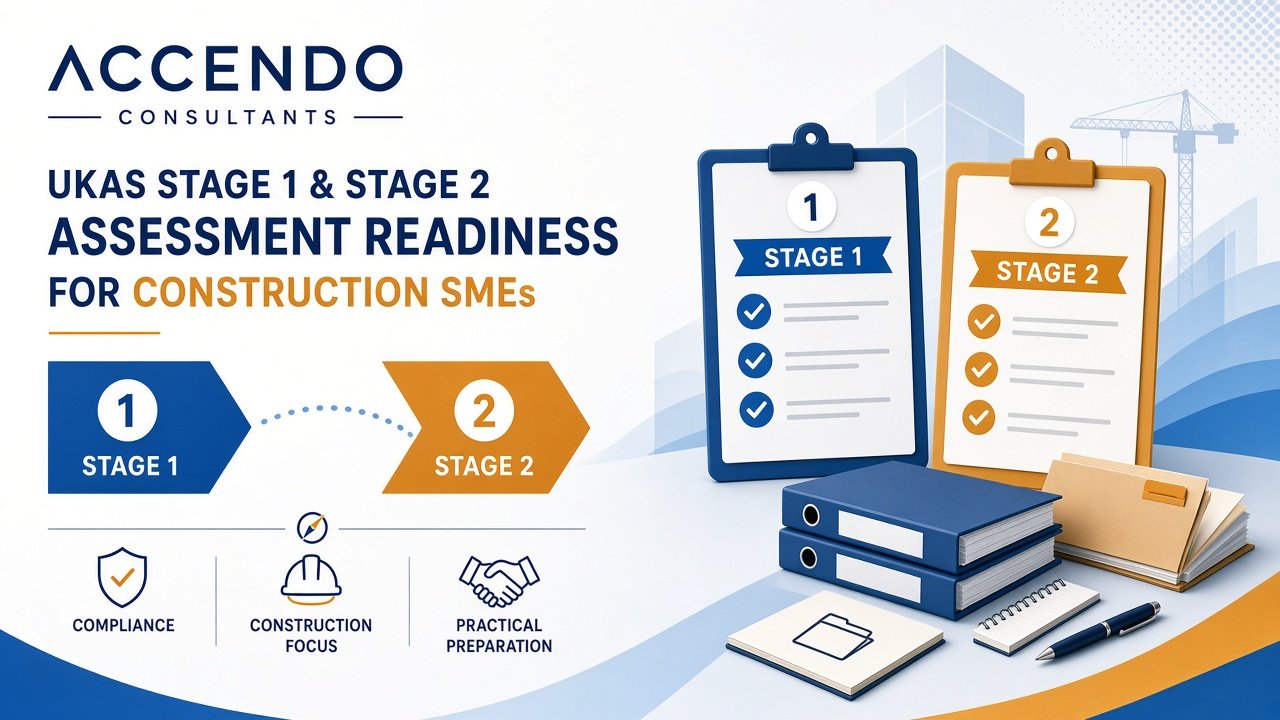 UKAS Stage 1 and Stage 2 assessment readiness for construction SMEs